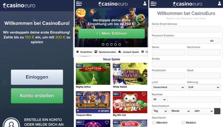 CasinoEuro Erfahrungen & Test 2024 » 150€ + 150 Freispiele sichern!
