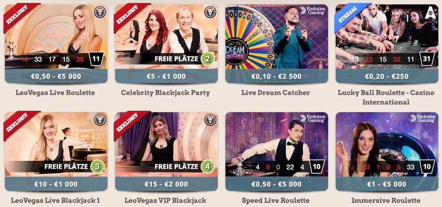 Leovegas Live Casino