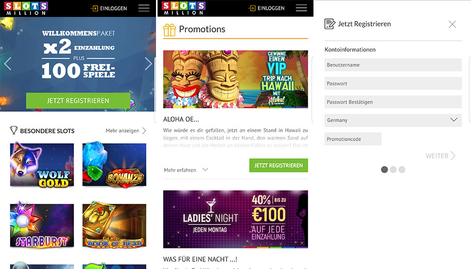 Slotsmillion mobile App