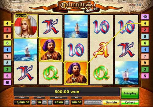 Columbus Deluxe Slot