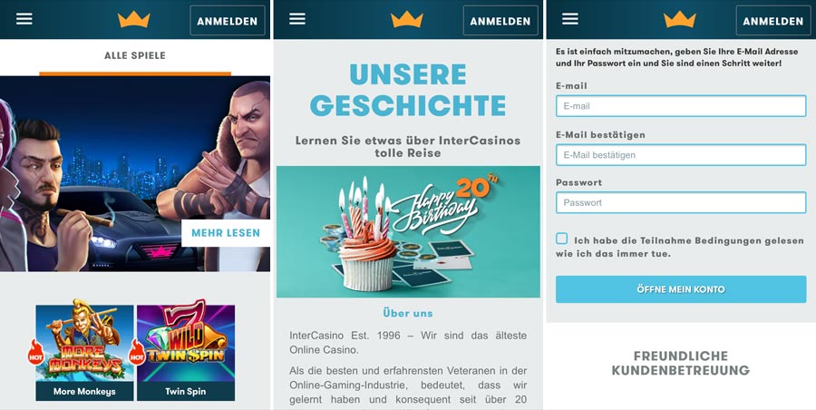 InterCasino Mobile