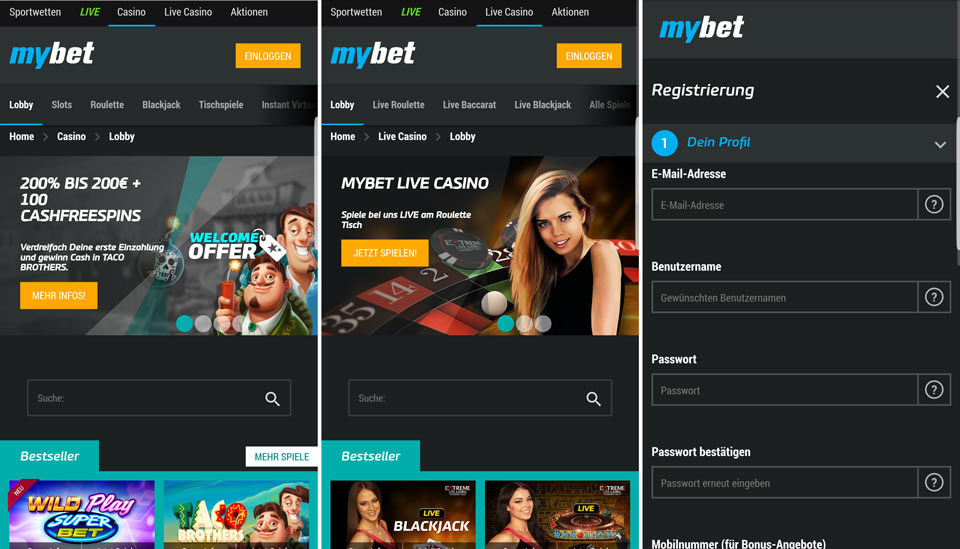Mybet Casino App