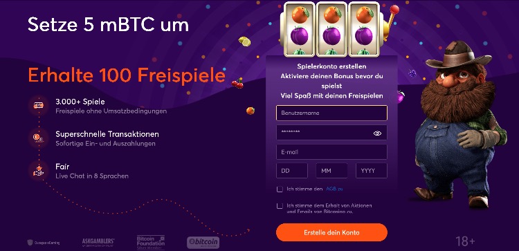 Bitcasino Bonus