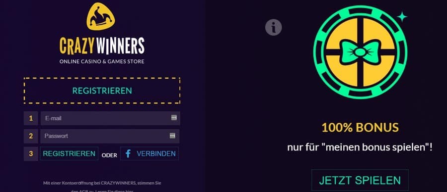 Crazywinners Bonus