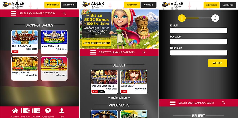 Adler Casino Mobile App