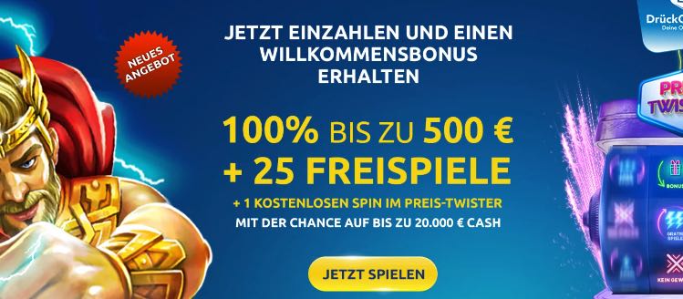 DrückGlück Willkommensbonus