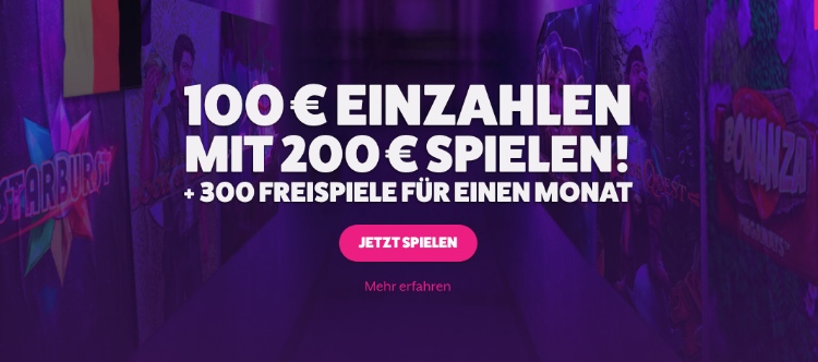 Frank Fred Willkommensbonus