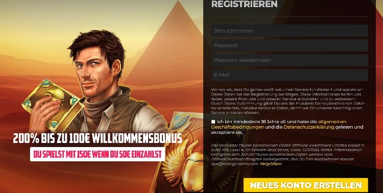 EnergyCasino Bonus