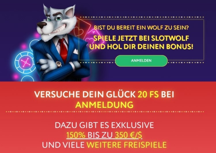 Slotwolf Casino Bonus