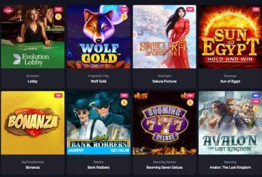 Woocasino Spieleangebot
