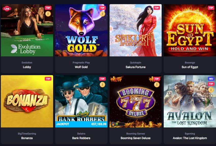 Woocasino Spieleangebot