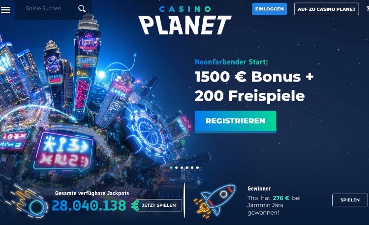 Casino Planet Bonus