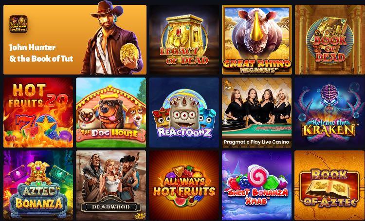Slothunter Casinospiele