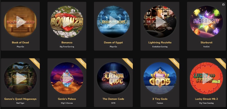 Jackpot Village Casino Spieleangebot