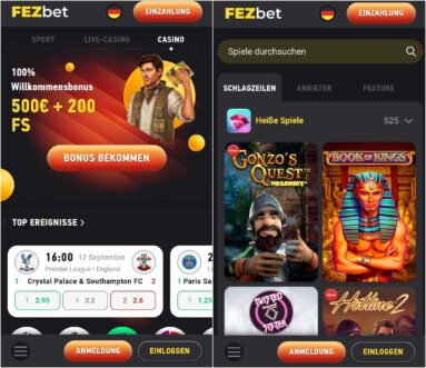 FEZbet Mobile App