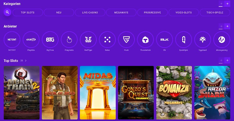 Pixel.bet Spieleangebot