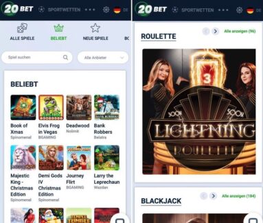 20Bet Casino mobil
