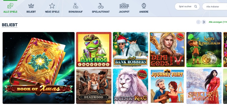 20Bet Casino Spiele