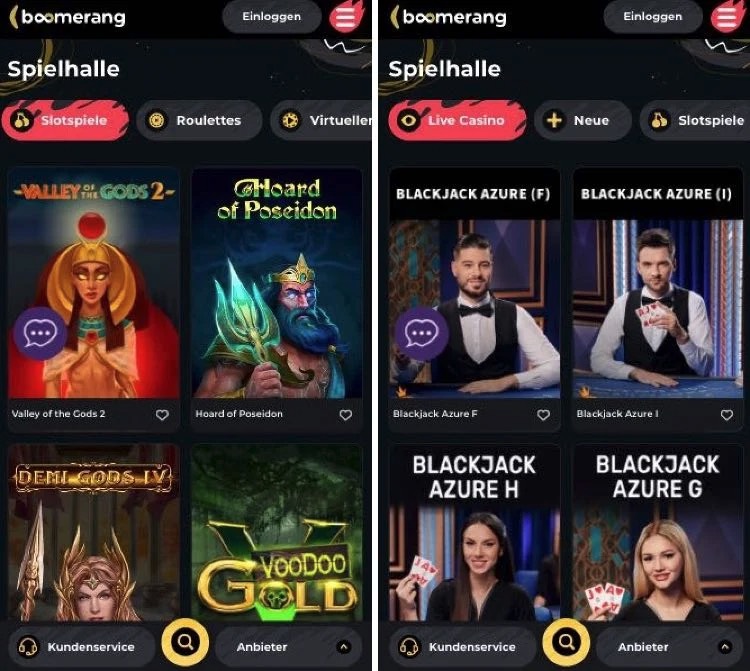 boomerang casino erfahrungen