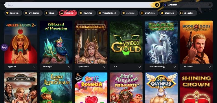 Boomerang Casino Spiele
