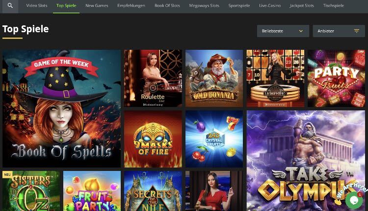 Weltbet Casino Spiele