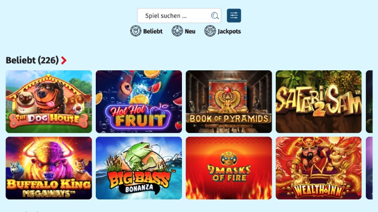 Lapilanders Spieleangebot