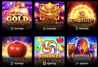 LevelUp Casino Spieleauswahl