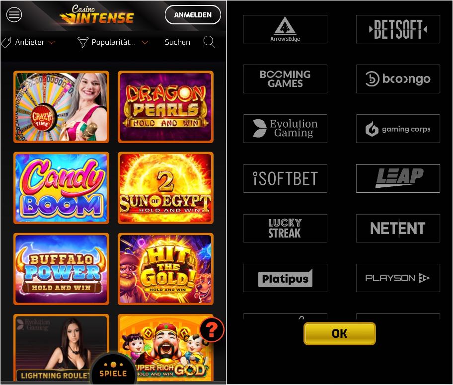 Casino Intense App
